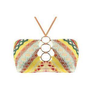 LULI FAMA haut de maillot de bain brassière High Noon Heat Multicolore - Taille XS