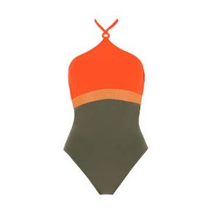 LIVIA maillot de bain 1 pièce bustier Kimya sans armatures Formosa Kaki - Taille 38