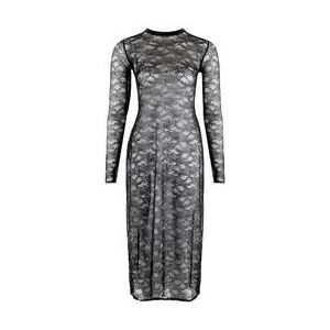 LIVY robe longue en dentelle Gia Noir - Taille S