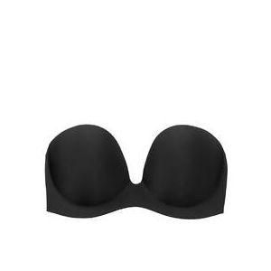 BYE BRA soutien-gorge bandeau dos nu Adhésif Noir - Taille 1