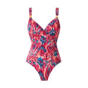 MIRACLESUIT maillot de bain 1 pi&egrave;ce gainant Siren armatures Ikat Dorado Rose/Bleu - Taille 38