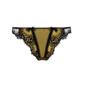 DITA VON TEESE string Savoir Faire Noir/Vert - Taille 36