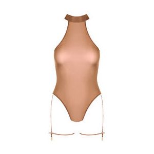 MAISON CLOSE body string porte-jarretelles French Kiss Light Caramel - Taille XS