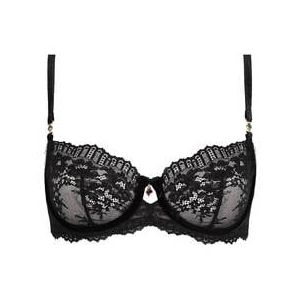 DITA VON TEESE soutien-gorge corbeille en dentelle Floradora Noir - Taille 85B