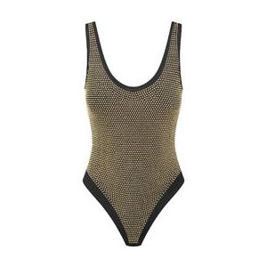 MAISON CLOSE body string &agrave; clous 24 Secret Days Noir/Or - Taille S