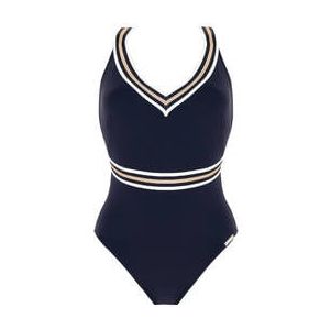 LISE CHARMEL maillot de bain 1 pièce décolleté sans armatures Energie Nautique Bleu marine - Taille 1