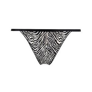 LOVE STORIES slip Wild Rose Wild Emerald Blanc/Noir - Taille XS