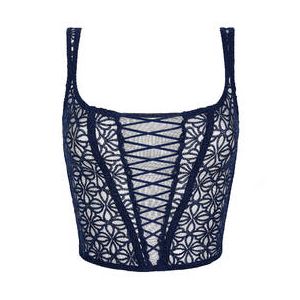 AUBADE bustier Secret Memories Bleu marine - Taille S