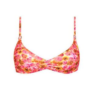 WATERCULT haut de maillot de bain brassière Euphoric Bloomwave Rose/Jaune - Taille 38