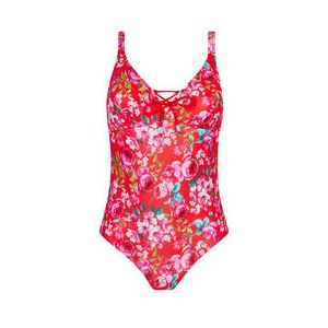 ANTIGEL maillot de bain 1 pièce sans armatures La Chérie Forever Rouge/Rose - Taille 85C