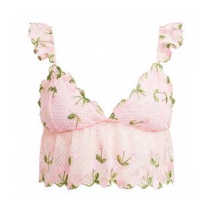 NETTE ROSE soutien-gorge sans armatures Blossom Vert/Rose - Taille XS