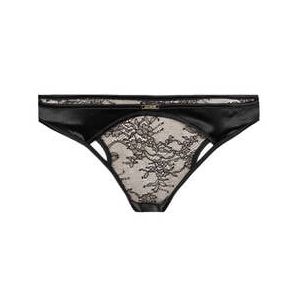 LIVY slip ouvert en dentelle Crosby Noir - Taille S