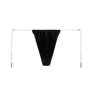 MAISON CLOSE bas de maillot de bain mini string Glow Noir - Taille XS