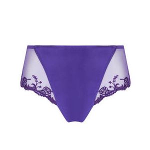 LISE CHARMEL culotte haute en soie Splendeur Soie Violet foncé - Taille 1
