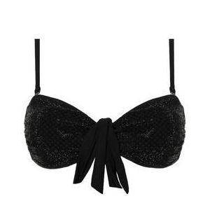 PRELUDE haut de maillot de bain bandeau Dark Glows Noir - Taille S