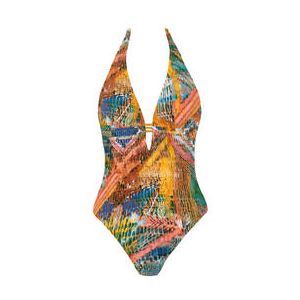 PAIN DE SUCRE maillot de bain 1 pièce décolleté Guilia sans armatures Masai Multicolore - Taille XS