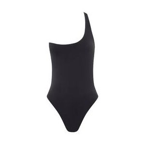 BOND-EYE maillot de bain 1 pièce asymétrique réversible Zuri sans armatures Trujillo Vert/Noir - Taille XS/S