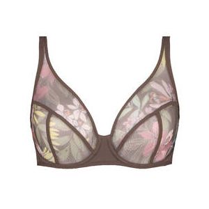 MAISON LEJABY soutien-gorge armatures Nufit Garden Marron - Taille 100C