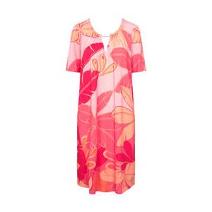 FÉRAUD chemise de nuit en coton et modal Luxury Print Rose/Rouge - Taille 38