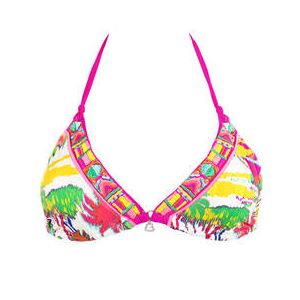 BANANA MOON haut de maillot de bain triangle Rako Sunset Bay Rose/Jaune - Taille S