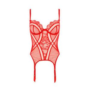 DITA VON TEESE guêpière Muse Rouge - Taille 85B