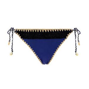 BANANA MOON bas de maillot de bain slip lacets Blika Couture Nazca Bleu navy - Taille S