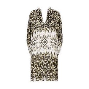 MIRADONNA tunique de plage Aida Arabesque Noir/Jaune - Taille TU