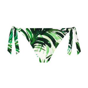 TRIUMPH bas de maillot de bain slip nou&eacute; Summer Palm Blanc/Vert - Taille 38