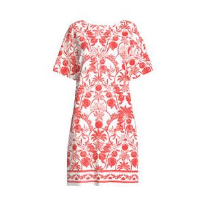 CALIDA chemise de nuit en coton Favourites Beach Rouge/Blanc - Taille 38/40