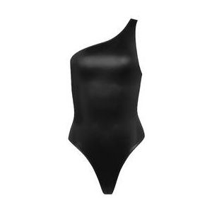 MAISON CLOSE maillot de bain 1 pièce asymétrique sans armatures Splash Noir - Taille XS