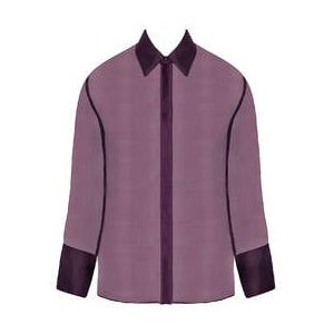 LISE CHARMEL chemisier en soie Variations Désir Violet - Taille 38