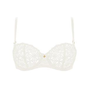 AUBADE soutien-gorge corbeille Secret Memories Blanc cass&eacute; - Taille 85B