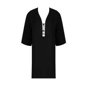 LISE CHARMEL tunique de plage en lin et lyocell &Eacute;clat d'Argent Noir - Taille S