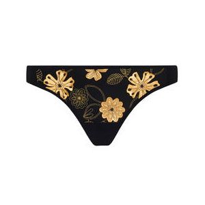LISE CHARMEL bas de maillot de bain slip taille basse Etoile en Glam Noir/Or - Taille 36