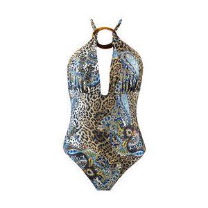 ACQUADICOCCO maillot de bain 1 pi&egrave;ce dos nu sans armatures Luxury Animalier Multicolore - Taille S