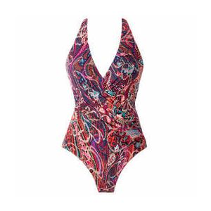 MIRACLESUIT maillot de bain 1 pièce gainant Wrapsody sans armatures Dynasty Multicolore - Taille 40