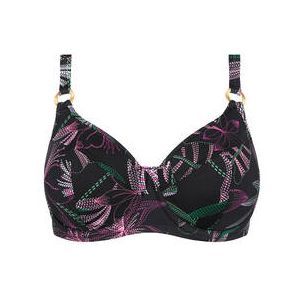 TRIUMPH haut de maillot de bain emboitant minimiseur Summer Tropics Noir/Rose - Taille 90C