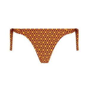 ANTIGEL bas de maillot de bain slip nou&eacute; La Papoue Marron/Orange - Taille 1