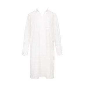 FÉRAUD chemise de nuit manches longues en coton Romantic Chic Ivoire - Taille 36