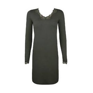 ANTIGEL chemise de nuit manches longues Simply Perfect Kaki - Taille 38