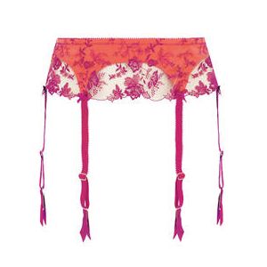 DITA VON TEESE porte-jarretelles 6 attaches Victresse Rouge/Magenta - Taille 36