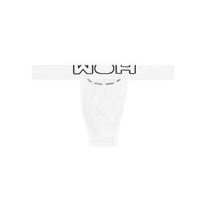 HOM slip échancré homme avec ouverture HO1 en coton Woh Sporty Fun Blanc - Taille S