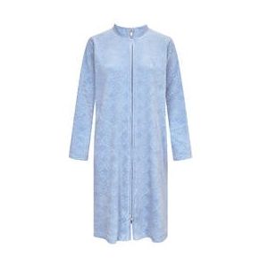 FÉRAUD robe de chambre en velours Cosy Bleu argent - Taille 36