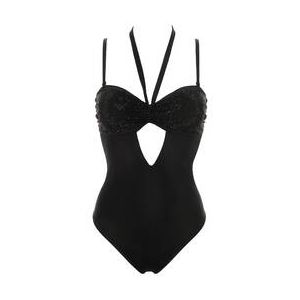 PRELUDE maillot de bain 1 pièce bustier sans armatures Dark Glows Noir - Taille S