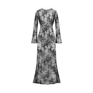MAISON CLOSE robe longue dos nu en dentelle 24 Secret Days Noir - Taille XS