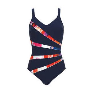 SUNFLAIR maillot de bain 1 pi&egrave;ce gainant sans armatures Sardegna Multicolore - Taille 42/B