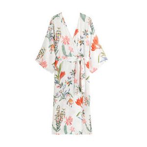 LAURENCE TAVERNIER kimono long &Egrave;ze Blanc - Taille XS