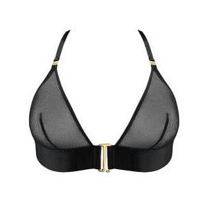BORDELLE soutien-gorge triangle ouverture frontale Nara Noir - Taille S