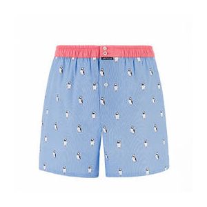 ARTHUR cale&ccedil;on suspensoir homme en coton Bandol Bleu/Rose - Taille S