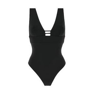 LIVY maillot de bain 1 pi&egrave;ce d&eacute;collet&eacute; sans armatures Louise Noir - Taille S